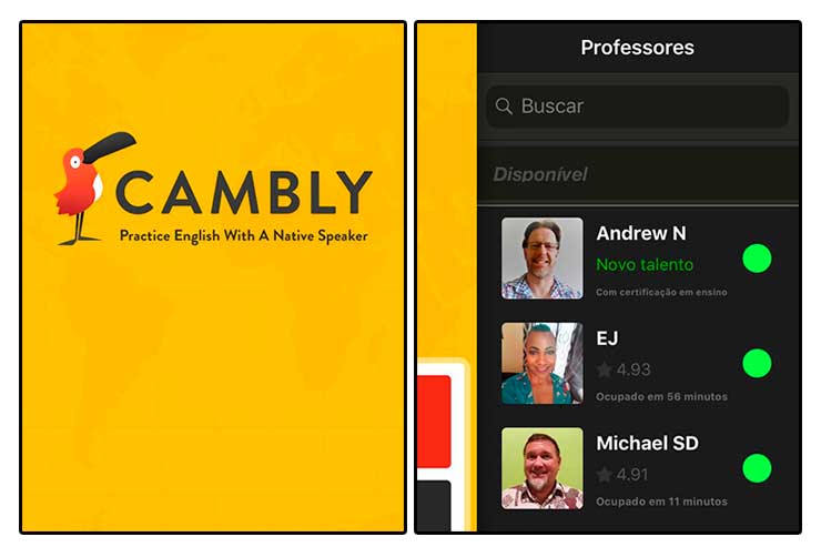 App Cambly: para aprender inglês online onde e quando quiser