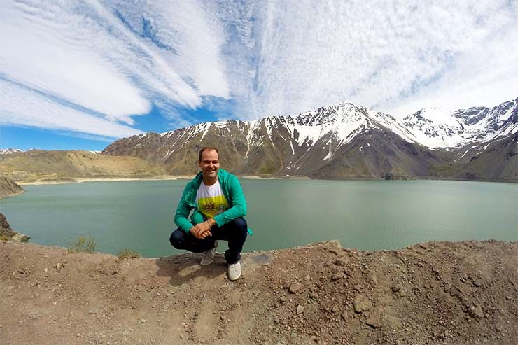 Embalse El Yeso em Cajón del Maipo, Chile (Foto: Esse Mundo É Nosso)