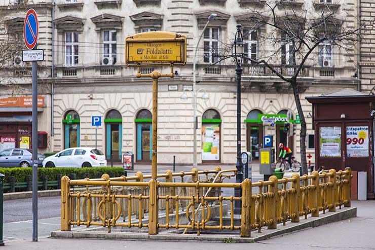 Metrô de Budapeste, Hungria (Foto via Shutterstock)