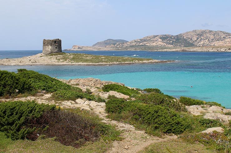 Torre na Praia La Pelosa, Itália