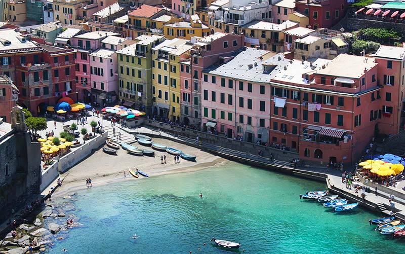 Vista de Vernazza - Quando ir pra Cinque Terre, Itália