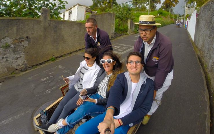 Carros de cesto na Ilha da Madeira (Foto: Esse Mundo é Nosso)