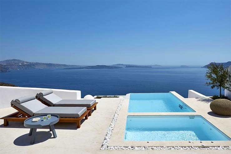 Onde ficar em Santorini - Oia - Amaya Selection of Villas (Divulgação/Booking)
