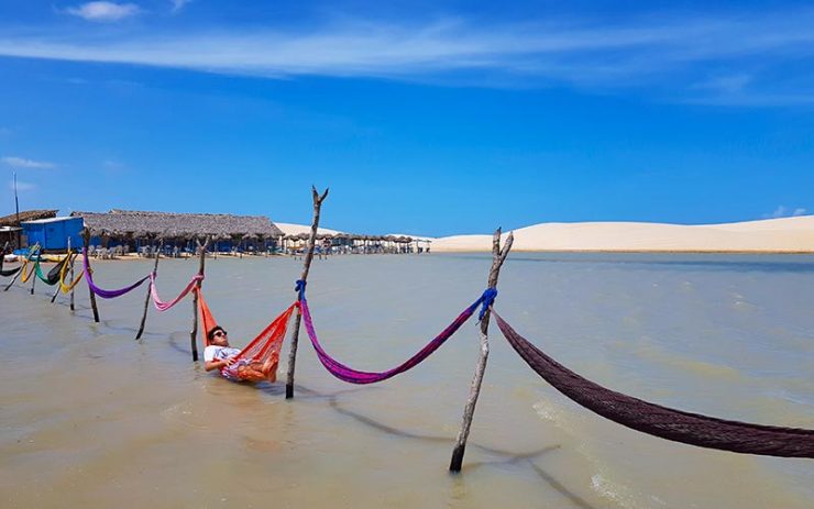 Passeios em Jericoacoara - Lagoa em Tatajuba (Foto: Esse Mundo É Nosso)