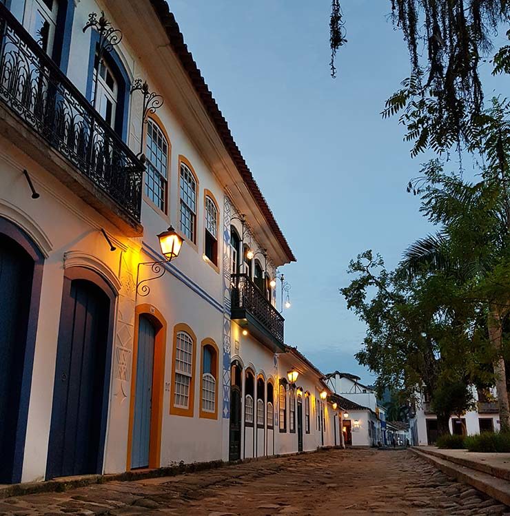 Ruas vazias na baixa temporada em Paraty (Foto: Esse Mundo É Nosso)