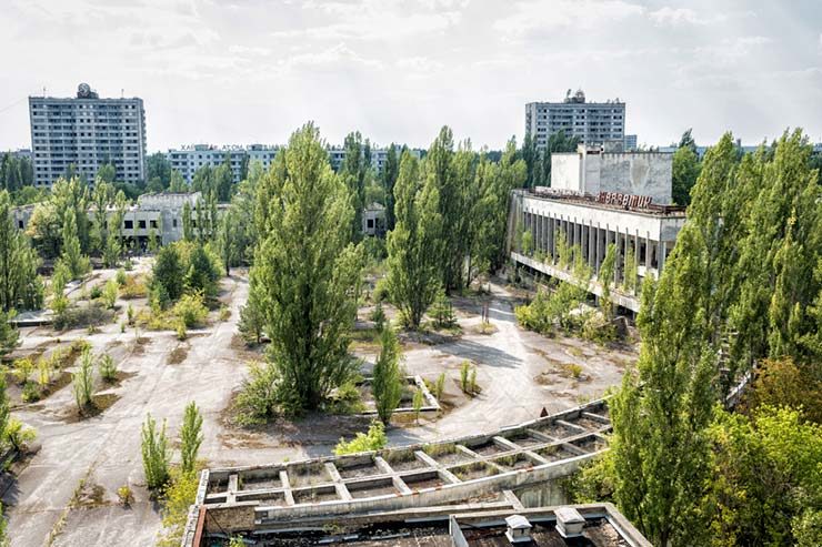 Centro de Pripyat, Ucrânia (Por Oriole Gin via Shutterstock)