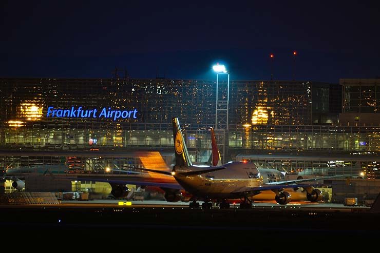 Imigração na Alemanha: Aeroporto de Frankfurt