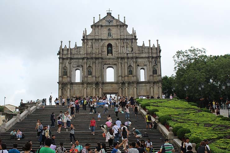 Ruínas da Igreja de São Paulo em Macau (Foto: Esse Mundo É Nosso)