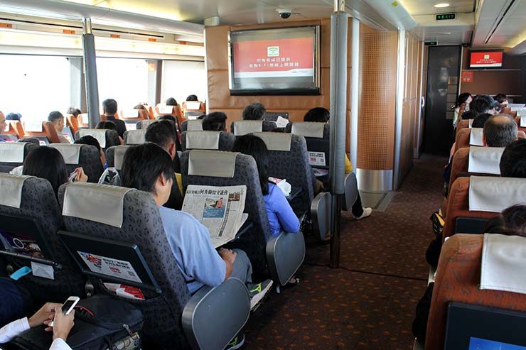 Barco que liga Hong Kong a Macau (Foto: Esse Mundo É Nosso)