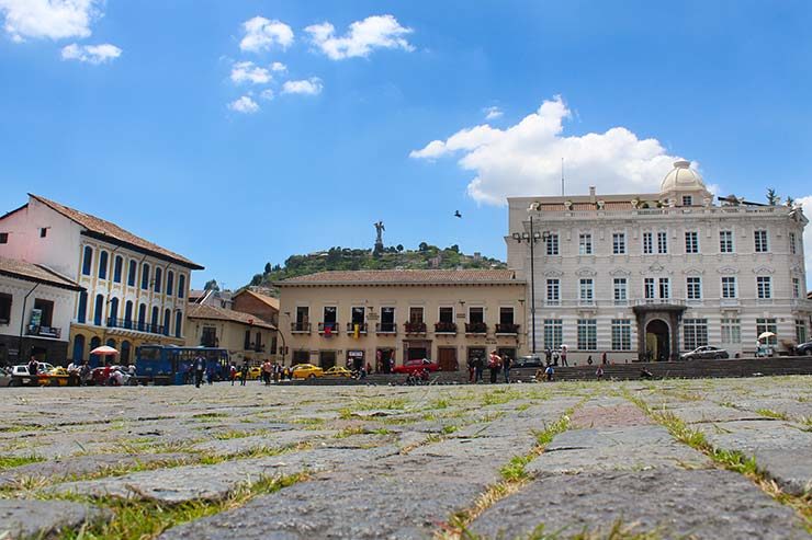 Plaza San Francisco em Quito (Foto: Esse Mundo É Nosso)