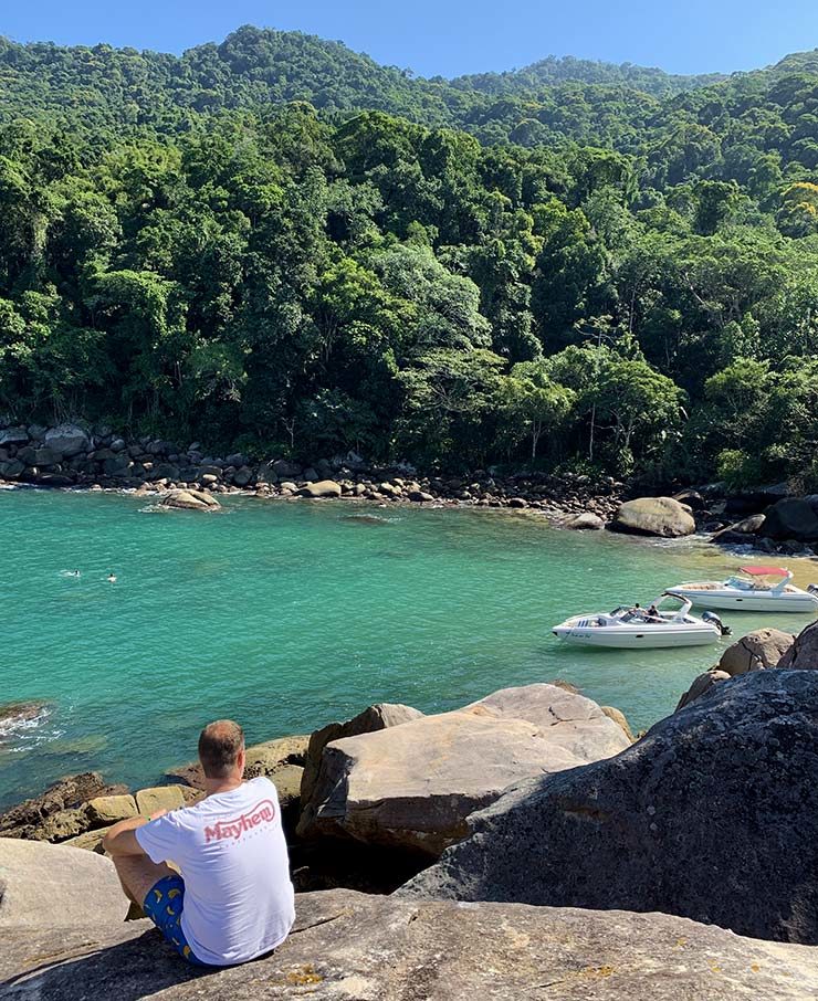 Vista da Pedra do Caxadaço em Ilha Grade (Foto: Esse Mundo É Nosso)