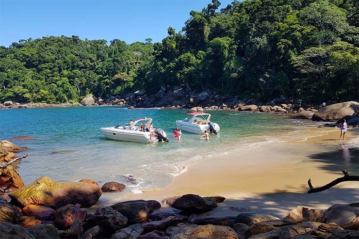 Praia do Caxadaço em Ilha Grade (Foto: Esse Mundo É Nosso)