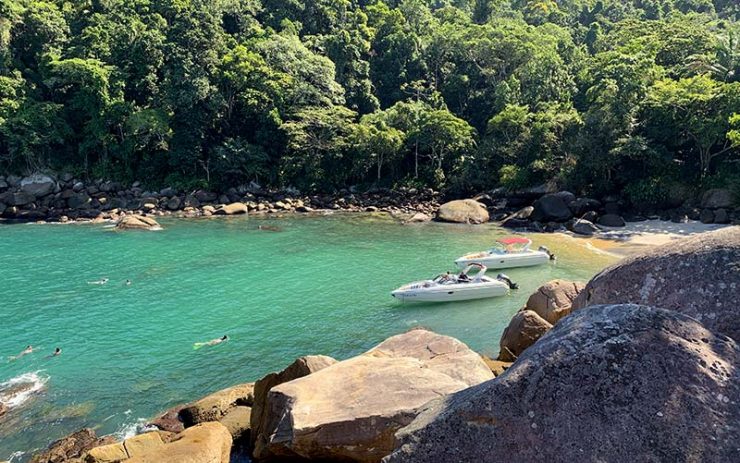 Vista da Pedra do Caxadaço em Ilha Grade (Foto: Esse Mundo É Nosso)