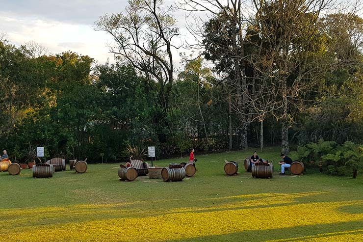 Área externa da Vinícola Ravanello (Foto: Esse Mundo É Nosso)