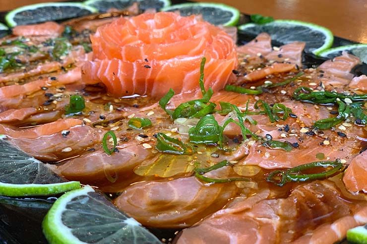 Carpaccio de salmão (Foto: Esse Mundo é Nosso)