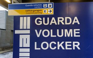 Guarda volumes no GRU Airport, no Terminal 3 (Foto: Esse Mundo É Nosso)