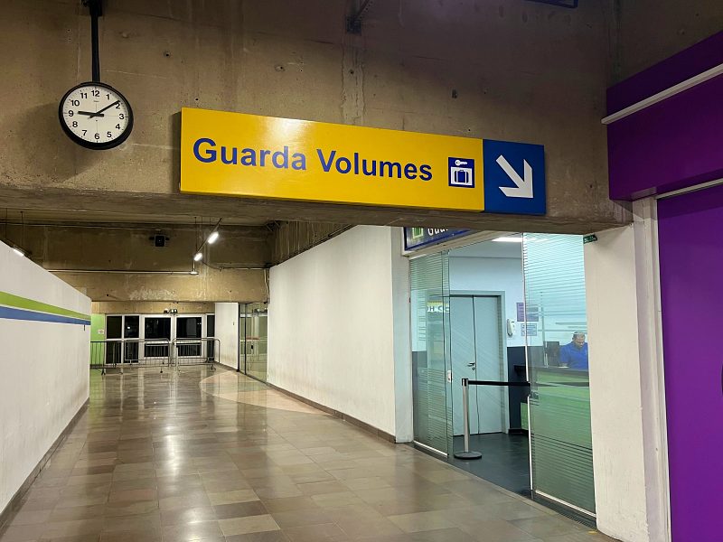 Empresa de guarda volumes no Terminal Rodoviário do Tietê