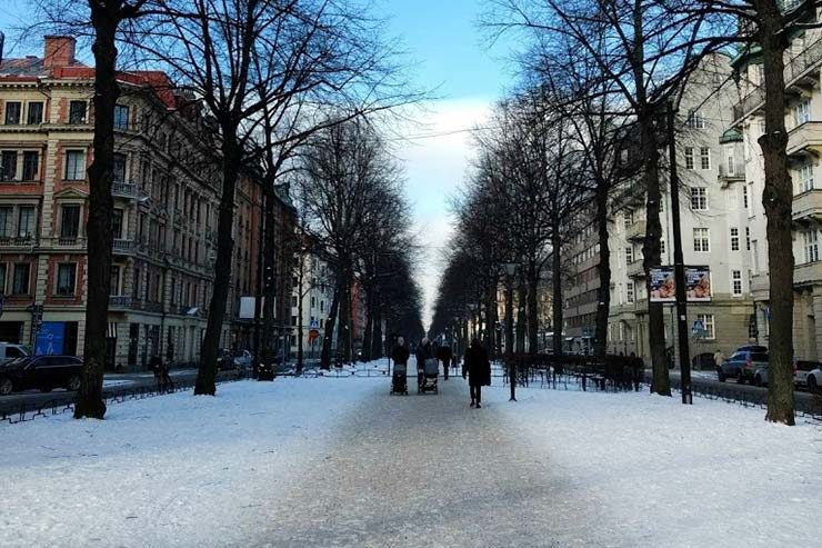 Inverno na Suécia (Foto: Henrique Bezerra/Esse Mundo É Nosso)