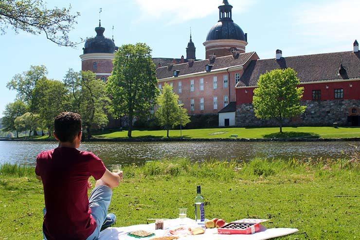 Primavera no Castelo Gripsholm, Suécia (Foto: Esse Mundo É Nosso)