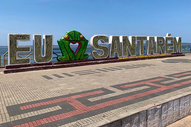 Orla de Santarém (Foto: Esse Mundo