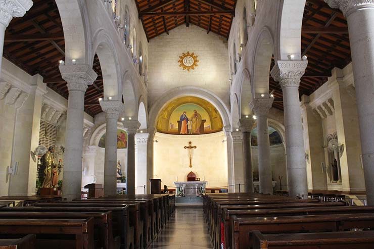 Igreja de São José, em Israel (Foto: Esse Mundo é Nosso)