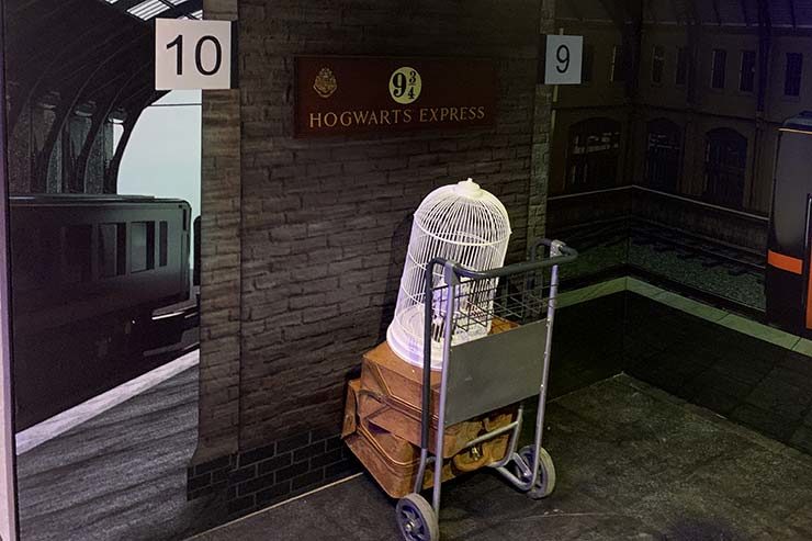 PPlataforma 9 3/4 de Harry Potter (Foto: Esse Mundo É Nosso)