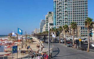 Orla de Tel Aviv, Israel (Foto: Esse Mundo É Nosso)