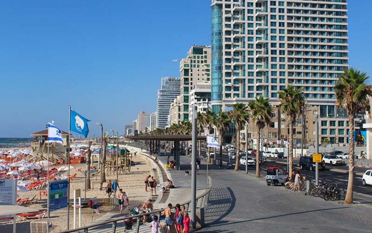 Orla de Tel Aviv, Israel (Foto: Esse Mundo É Nosso)