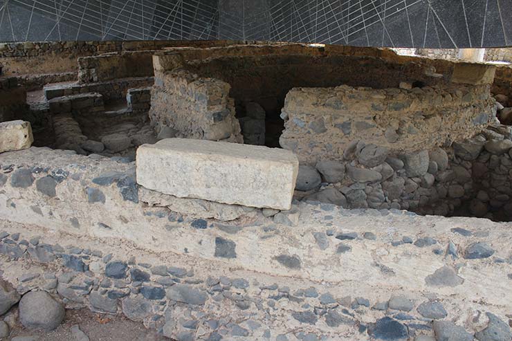 Local onde estaria a casa de Pedro em Cafarnaum (Foto: Esse Mundo é Nosso)