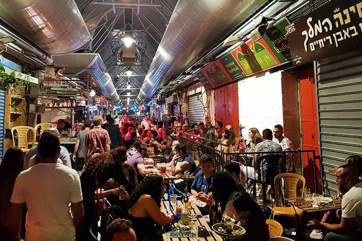 Noite no Mahane Yehuda Market - Mercado em Jerusalém (Foto: Esse Mundo É Nosso)