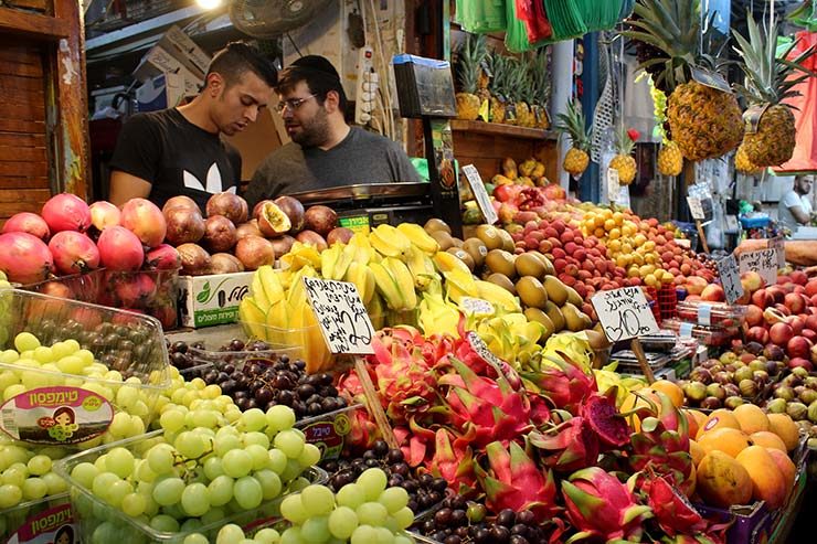 Frutas no Mahane Yehuda Market