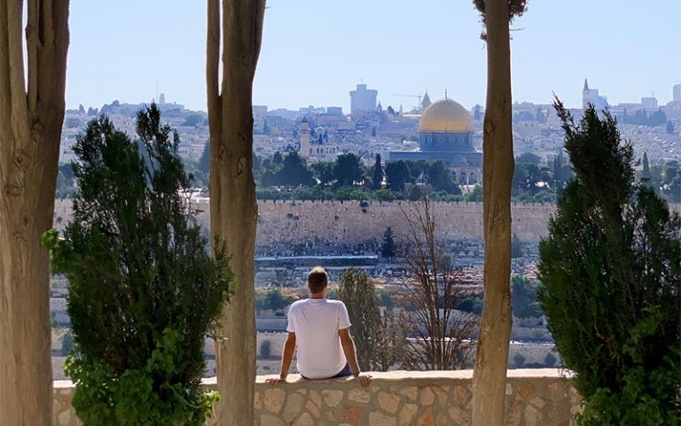 Jerusalém vista do Monte das Oliveiras (Foto: Esse Mundo É Nosso)