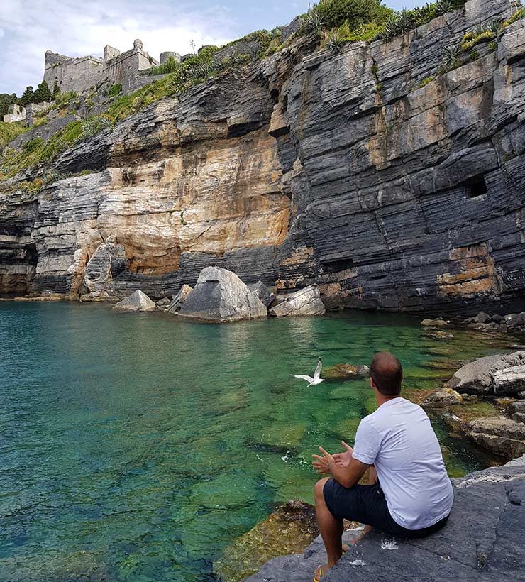 Fortaleza e Castelo Doria: vista da Gruta Byron (Foto: Esse Mundo É Nosso)