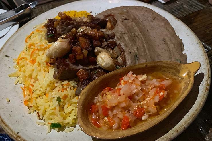 Carne de sol do restaurante O Pico em Noronha (Foto: Esse Mundo é Nosso)