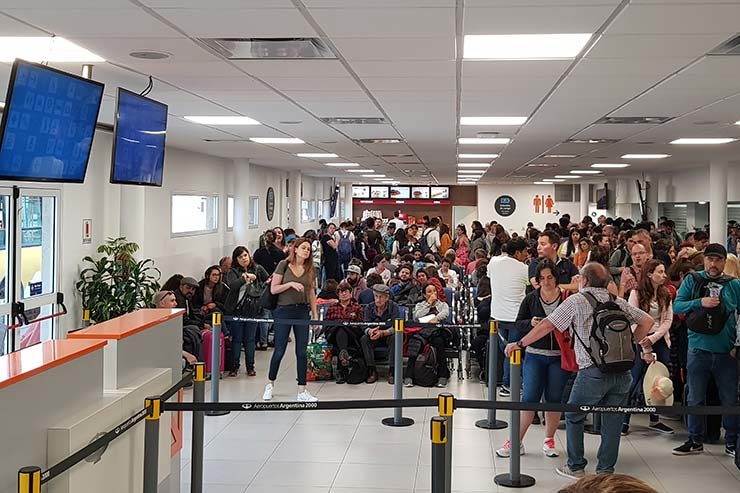 Portão de Embarque no Aeroporto El Palomar (Foto: Esse Mundo É Nosso)