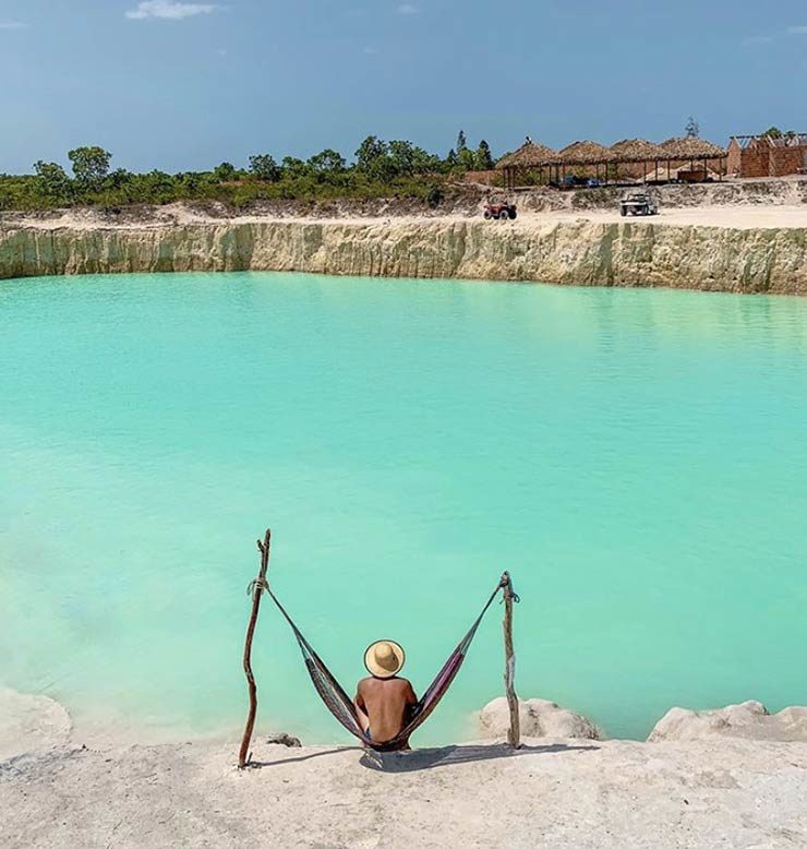 Buraco Azul de Caiçara, perto de Jericoacoara (Foto: Kevenin Alisson)