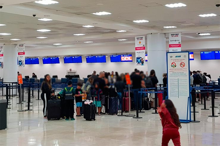 Imigração no México: Aeroporto de Cancún (Foto: Esse Mundo é Nosso)