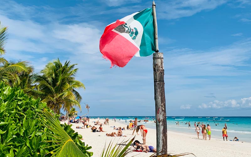 Tulum, no México (Foto: Esse Mundo é Nosso)