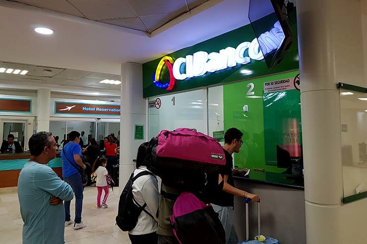 Câmbio no aeroporto de Cancún (Foto: Esse Mundo É Nosso)