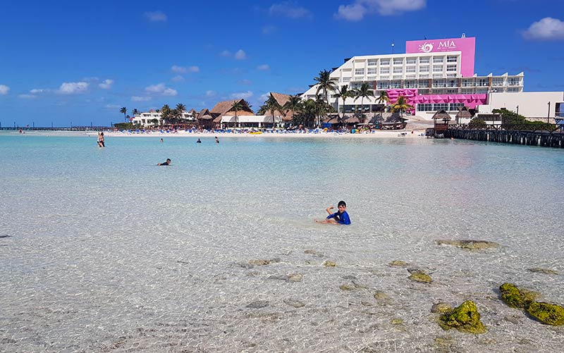 Melhor seguro viagem para o México: Praia de Isla Mujeres (Foto: Esse Mundo é Nosso)