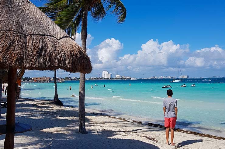 Playa Caracol em Cancún (Foto: Esse Mundo É Nosso)