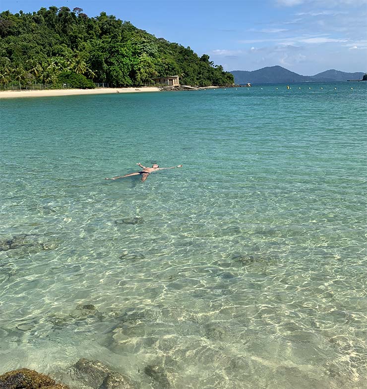 Vista pra Ilha do Peregrino (Foto: Esse Mundo É Nosso)