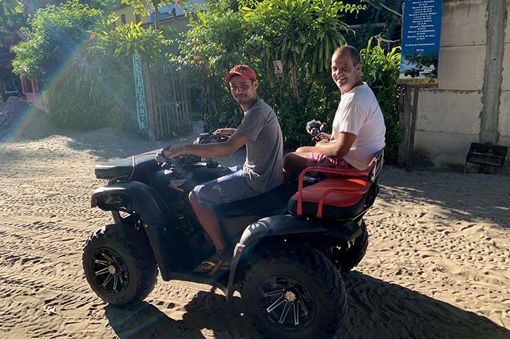 Quadriciclo em Boipeba, Bahia