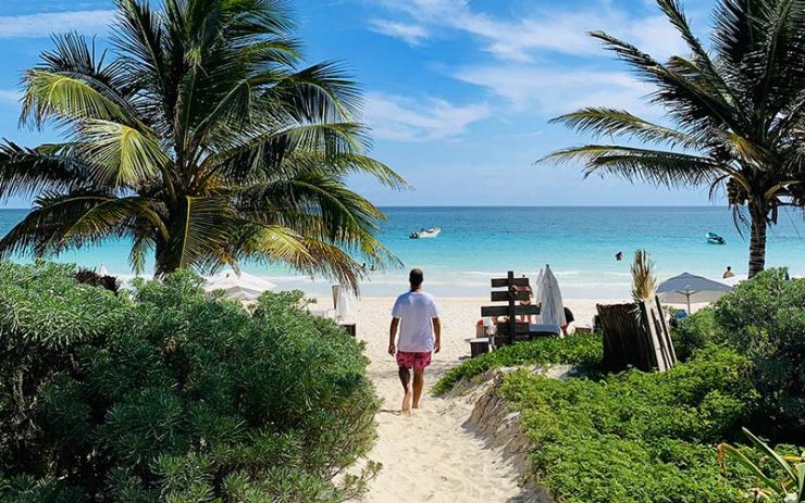 O mar de Tulum (Foto: Esse Mundo É Nosso)