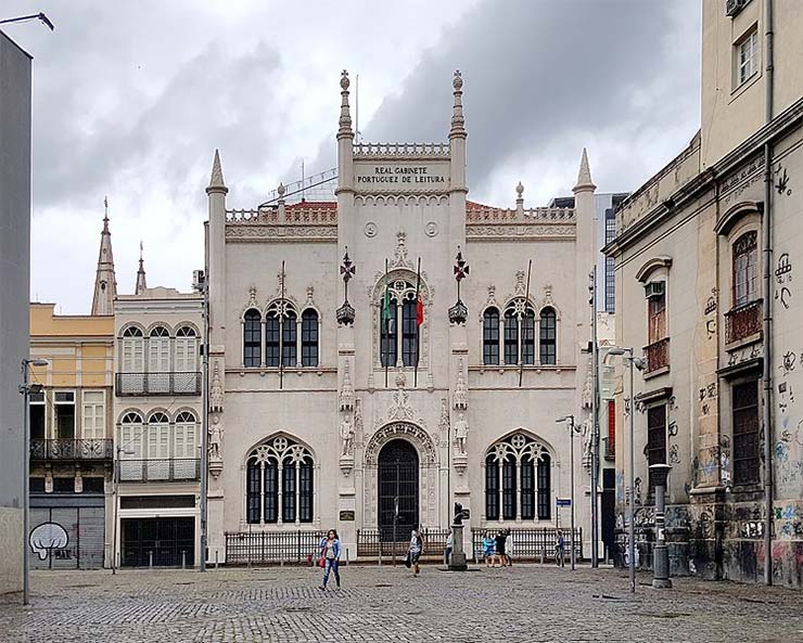 Real Gabinete Português de Leitura (Foto: Jose Mario Pires CC BY-SA 4.0)