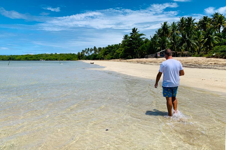 Praia de Bainema em Boipeba