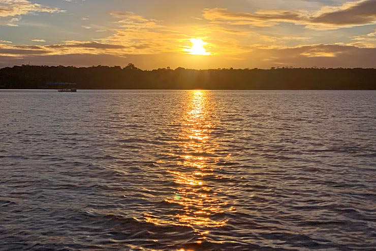 Pôr do sol em Boipeba, na Bahia (Foto: Esse Mundo é Nosso)