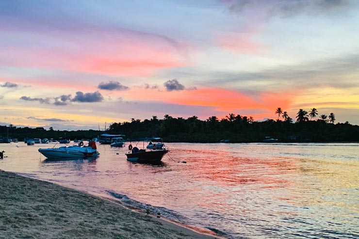 Ilha de Boipeba: Pôr do sol (Foto: Esse Mundo é Nosso)