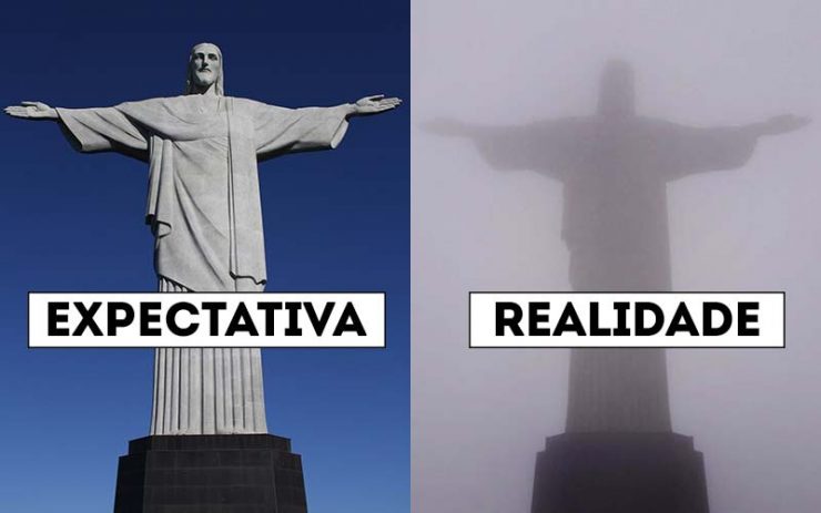 Cristo Redentor: Expectativa x Realidade em viagens