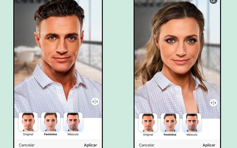 FaceApp: Aplicativo que muda o gênero do usuário (Foto: Reprodução)